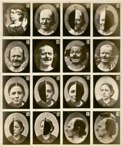 Imágenes de expresiones faciales de los estudios de Duchenne