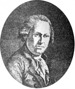 Retrato del químico y naturalista alemán Johann Friedrich Gmelin, primer en describir al tarpán durante un viaje por la ciudad rusa de Voronezh. Hoy día, alrededor de 90 variedades o especies taxonómicas llevan como epíteto específico su nombre en su honor.